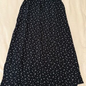 Brandy Melville Floral Midi Skirt